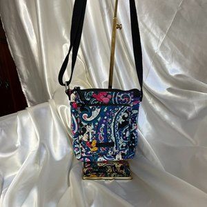 Vera Bradley Disney Whimsical Paisley Mini Hipster
